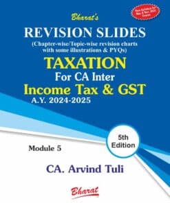 Bharat's TAXATION (Module-5 : Revision Slides) by CA. Arvind Tuli