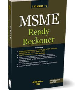 Taxmann's MSME Ready Reckoner - 6th Edition 2025 Guide