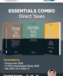 Taxmann's ESSENTIALS COMBO for Direct Taxes—Income Tax Act, Income Tax Rules & Direct Taxes Ready Reckoner | Finance Act 2025 Edition | IT (Fifth Amdt.) Rules 2025 | AYs 2025-26 & 2026-27 | Set of 3 Books