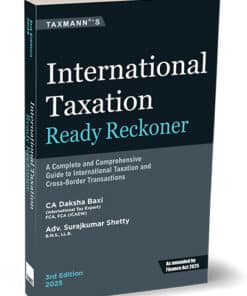 Taxmann's International Taxation Ready Reckoner by Daksha Baxi
