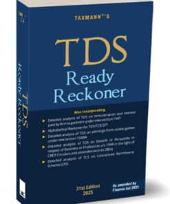 Taxmann's TDS Ready Reckoner - 31st Edition April 2025