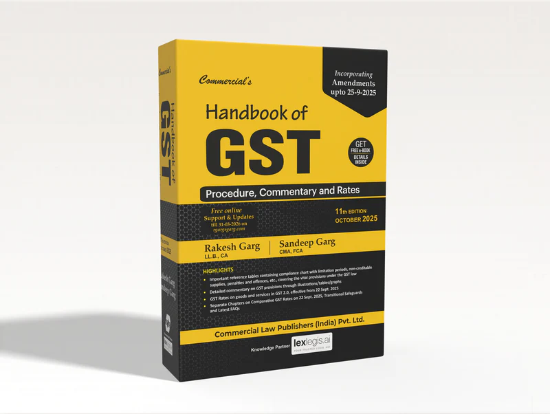 Handbook of GST 2025 (11th Edition) | Rakesh Garg