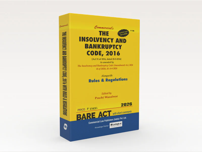 Insolvency & Bankruptcy Code 2016 (2026 Edition) | Prachi Wazalwar