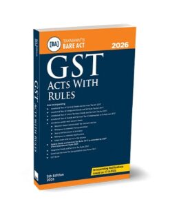 Taxmann's GST Acts with Rules (Bare Act) - 5th Edition 2026