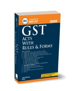 Taxmann's GST Acts with Rules & Forms (Bare Act) - 14th Edition 2026