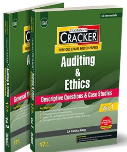 Taxmann's Cracker - Auditing & Ethics (Auditing) by Pankaj Garg for Jan 2026 Exams