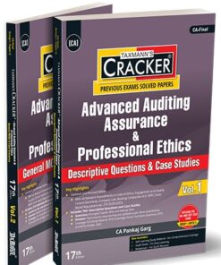 Taxmann's Cracker - Advanced Auditing Assurance & Professional Ethics (Audit) by Pankaj Garg for Jan 2026 Exams