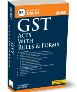 GST Acts with Rules & Forms (Bare Act)