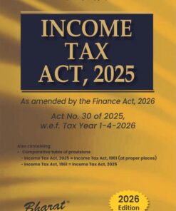 Income Tax Act, 2025 (Pocket Edn.) - 39th Edition 2026