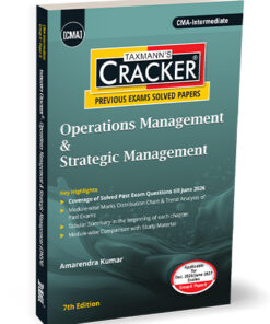 Cover of Taxmann's CRACKER for Operations Management & Strategic Management (OMSM) CMA-Intermediate by Amarendra Kumar, 7th Edition July 2026, for Dec 2026 Exams